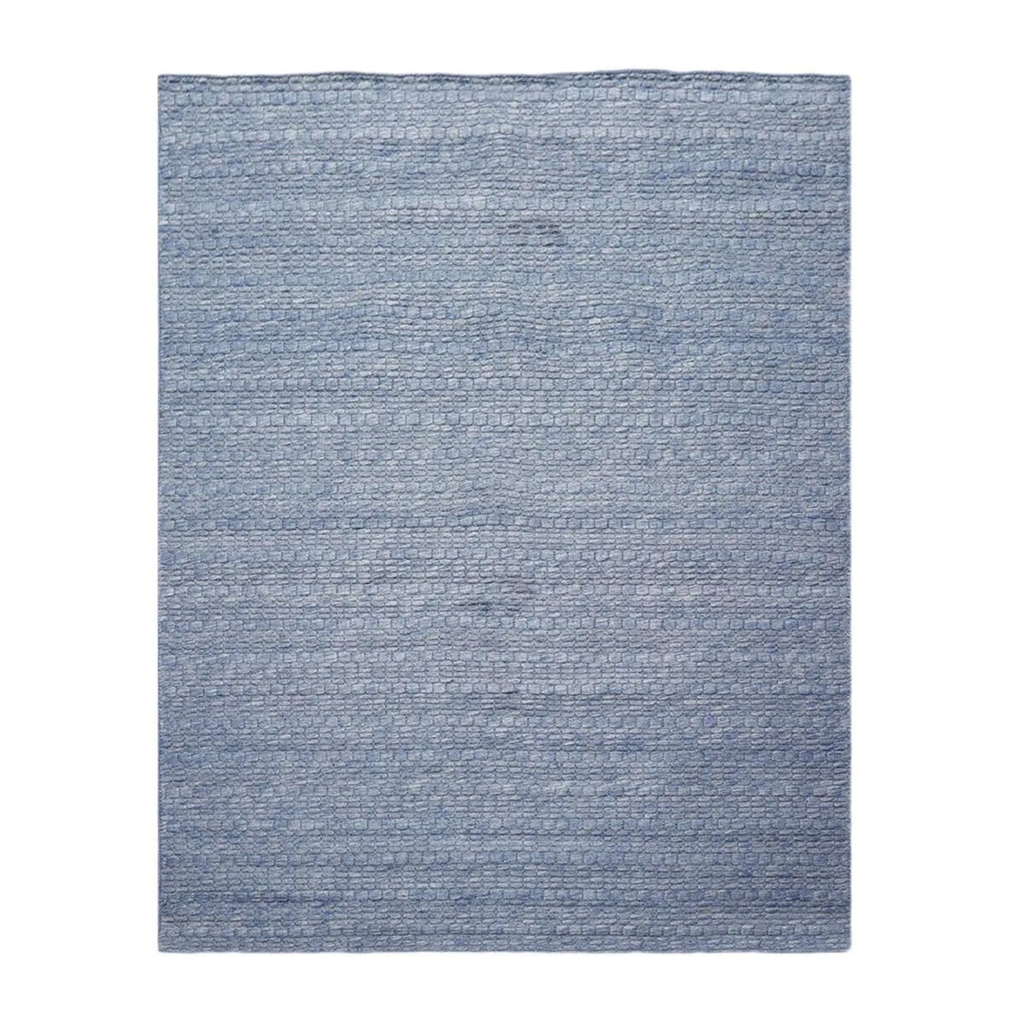 Multi Size Blue Hand Woven 100% Wool Flatweave Modern & Contemporary Oriental Area Rug-0