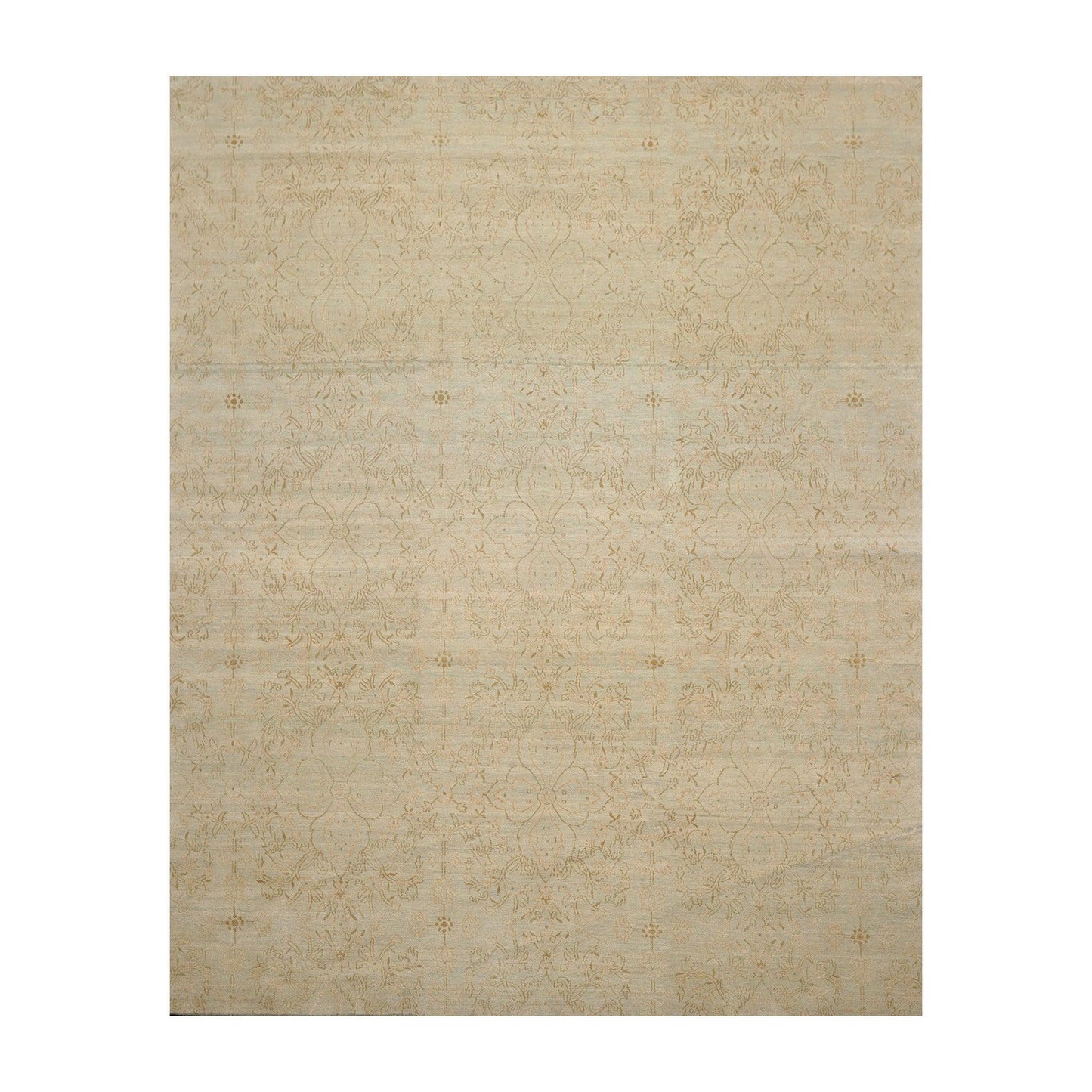8' x 10'3" Hand Knotted Auth Wool & Silk Tibetan Oriental Area Rug Mint-0