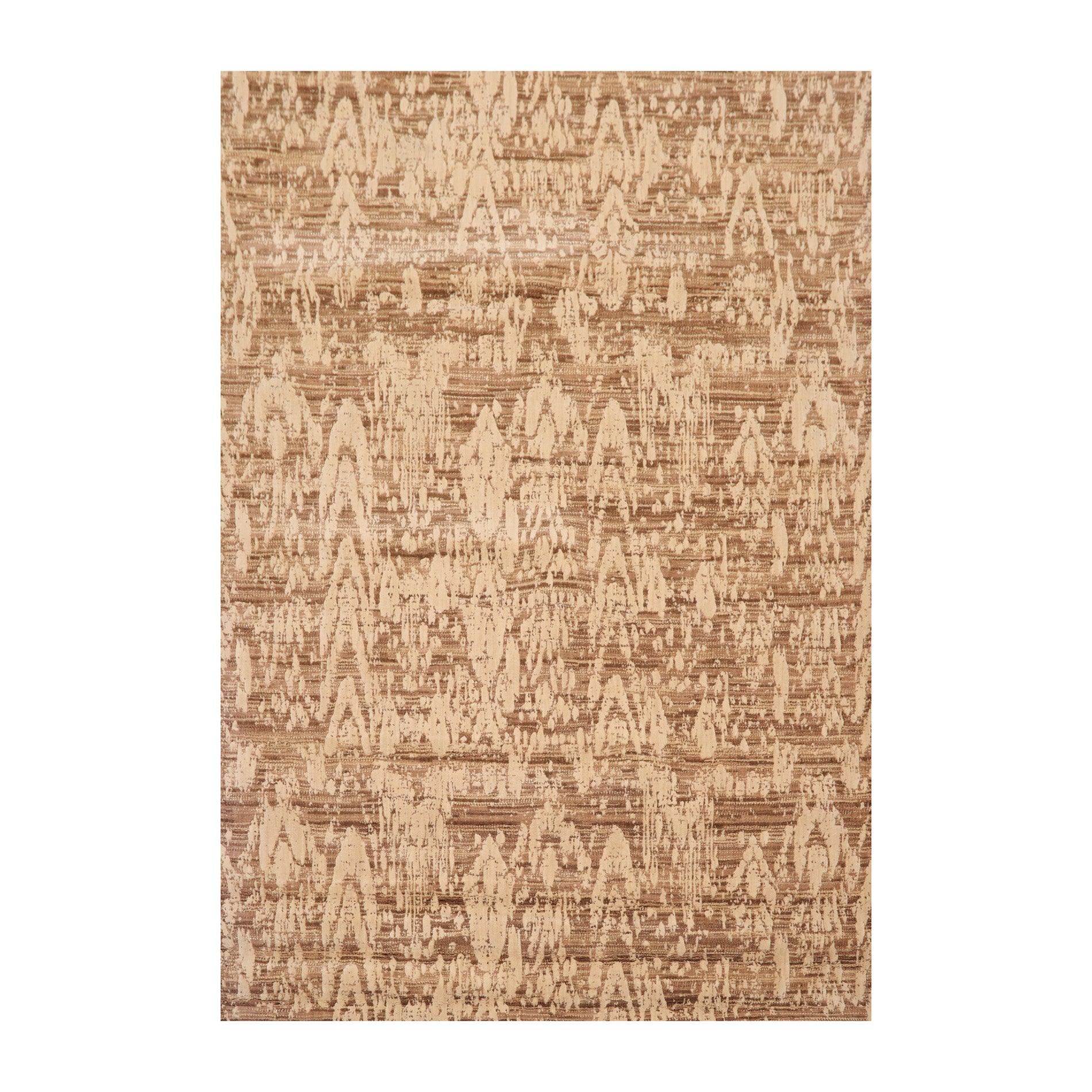 5'3" x 7'5" Transitional Wool & Art Silk Oriental Area Rug Taupe-0