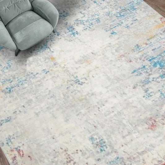 LoomBloom Multi Sizes Beige Machine Made Contemporary/ Abstract Abstract Flatweave Polyester Oriental Area Rug-0
