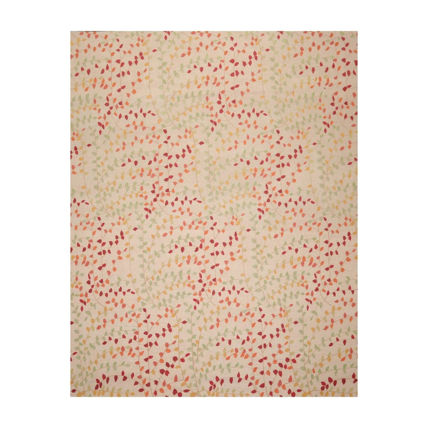 7'11'' x 9'11'' Hand Knotted Tibetan Floral Transitional Oriental Area Rug Beige-0
