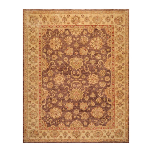 9' 1''x11' 3''Hand Knotted Wool Oriental Area Persian Rug-0