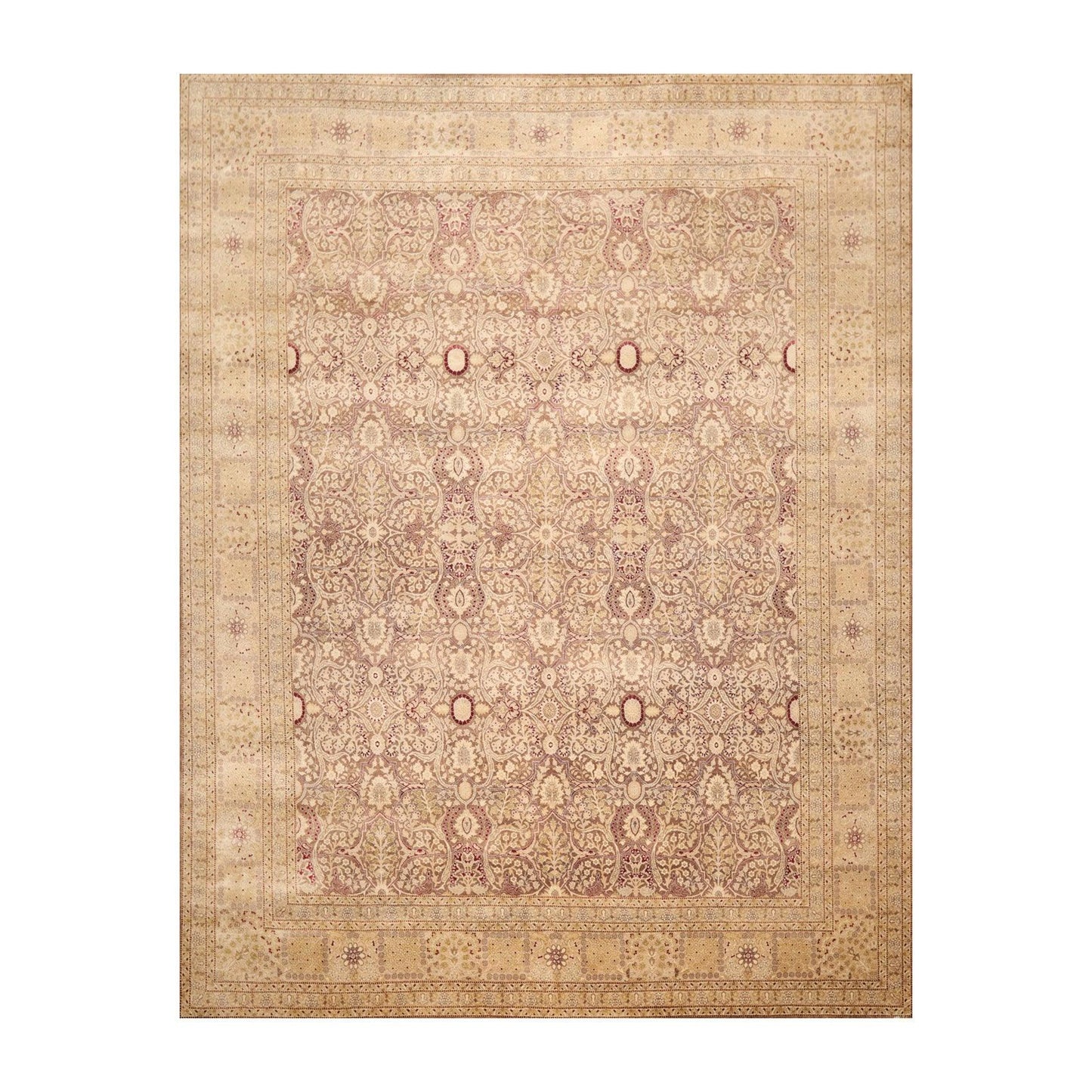 8'1" x 10'2" Hand Knotted Wool PakPersian 16/18 300 KPSI Oriental Area Rug Brown-0