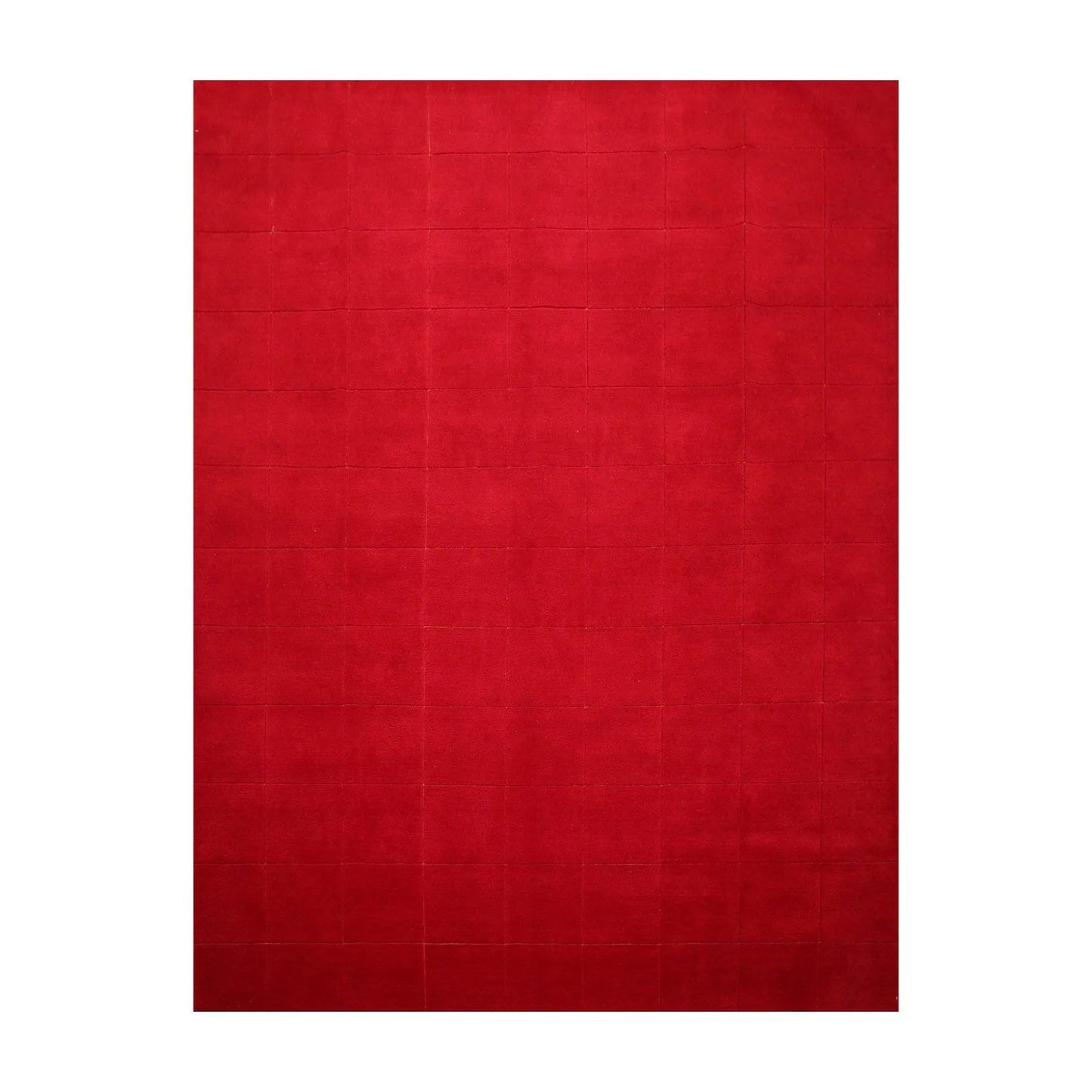 9'1'' x 12' Hand Knotted Tibetan Wool Hip Designer Modern Oriental Area Rug Red-0