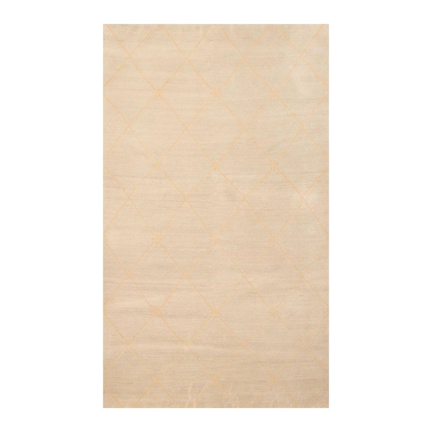4'x 5'11" Hand Knotted Tibetan Wool Swiss Wash Area Rug-0