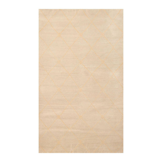 4'x 5'11" Hand Knotted Tibetan Wool Swiss Wash Area Rug-0