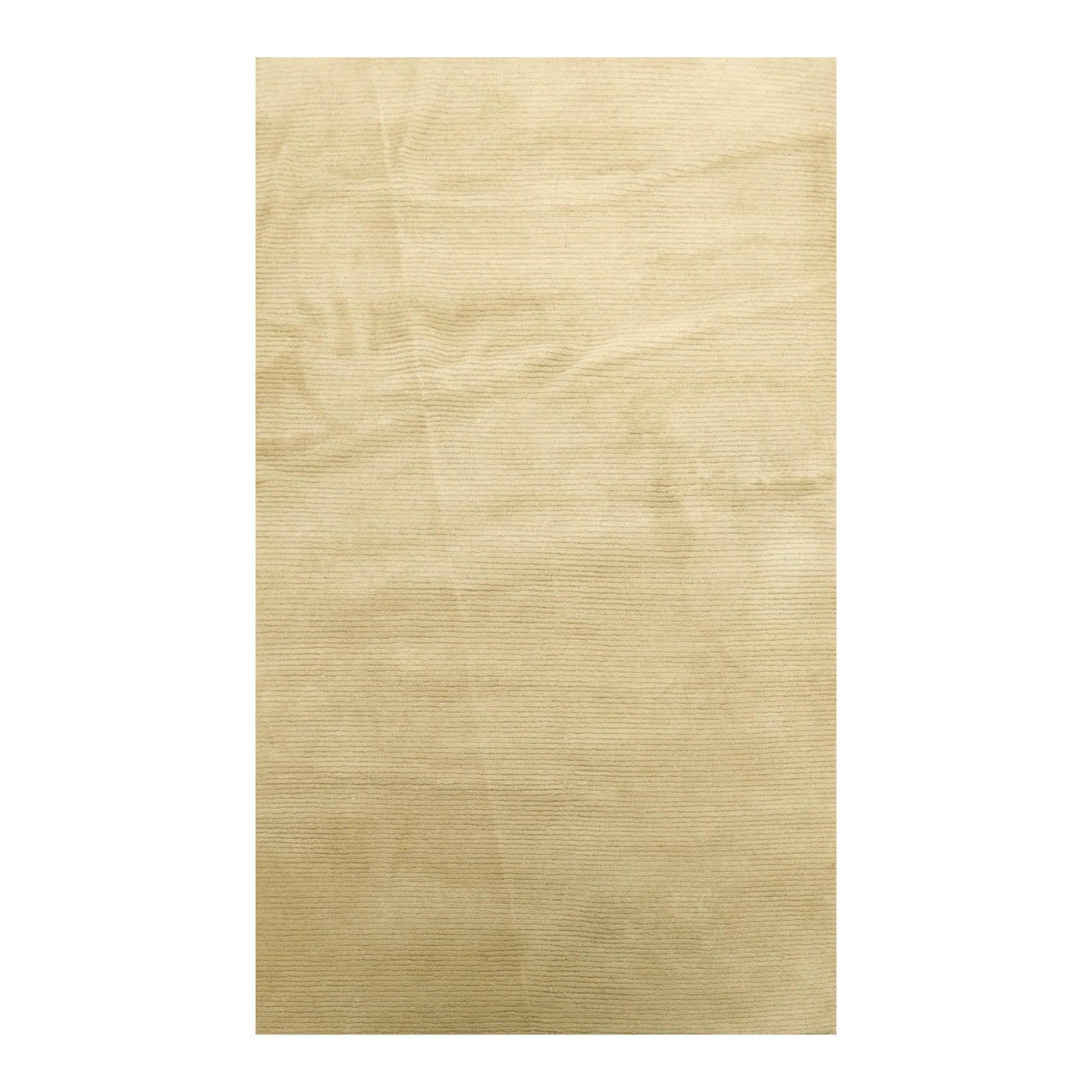 2'11" x 4'9" Hand Knotted Tibetan 100% Wool Ribbed Modern Area Rug Mint-0