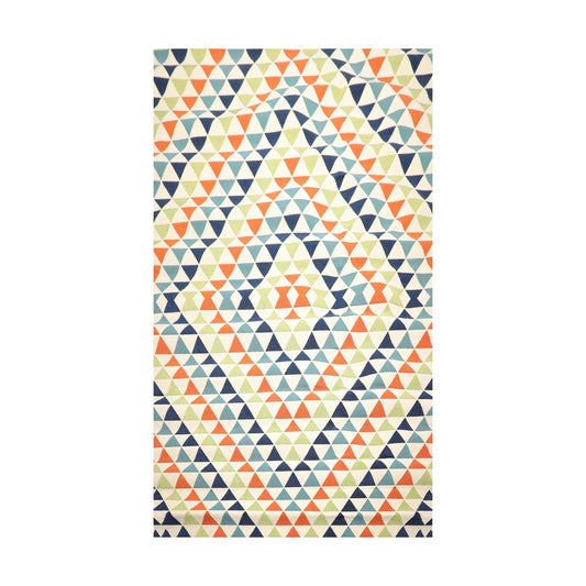 8'6" x 13' Geometric polypropylene Indoor Outdoor Oriental Area Rug Multi Color-0