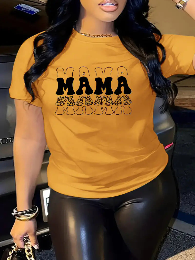 Women's Short Sleeve Round Neck T-Shirt  Style Gift