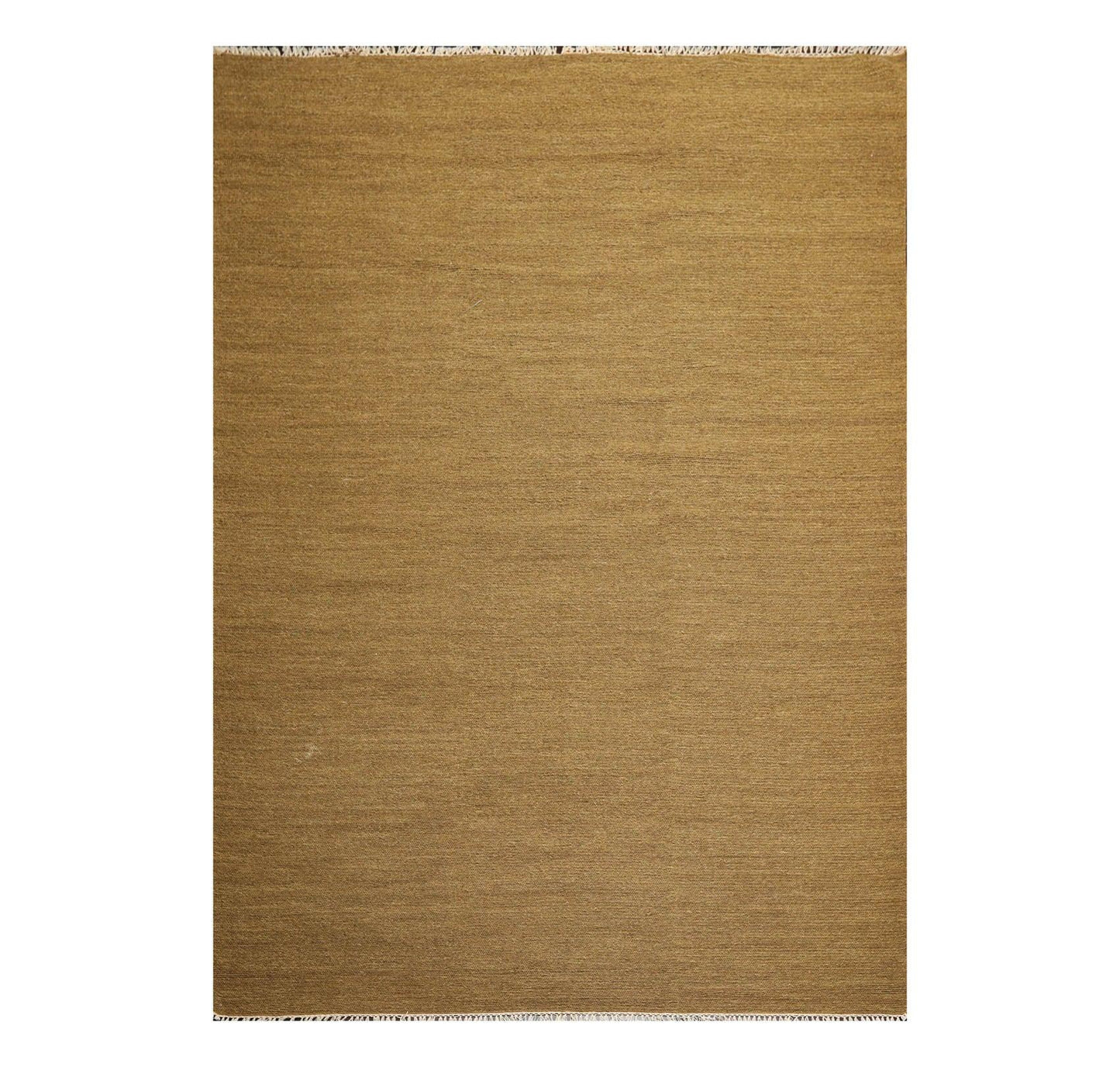 7'10" x 11' Loloi Camden Hand Knotted 100% Wool Flatweave Area Rug Olive Green-0
