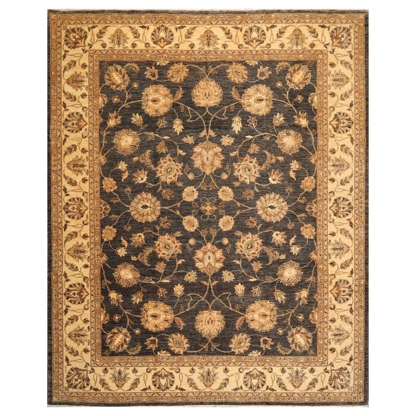 8' x9' 11'' Wool Oriental Area Persian Rug-0