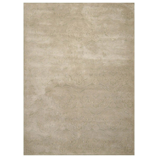 8' x 11' Handmade 100% Wool Transitional Oriental Area Rug Mint, Gray-0