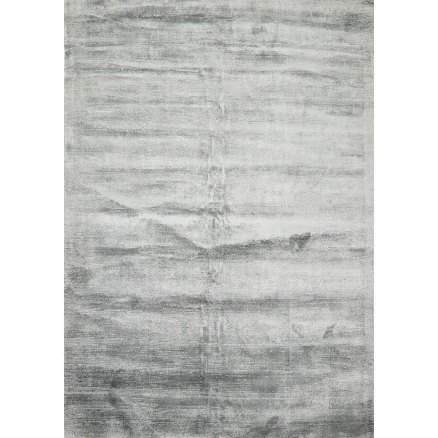4'8" x 6'7" Handmade 100% Viscose Modern Oriental Area Rug Light Blue-0
