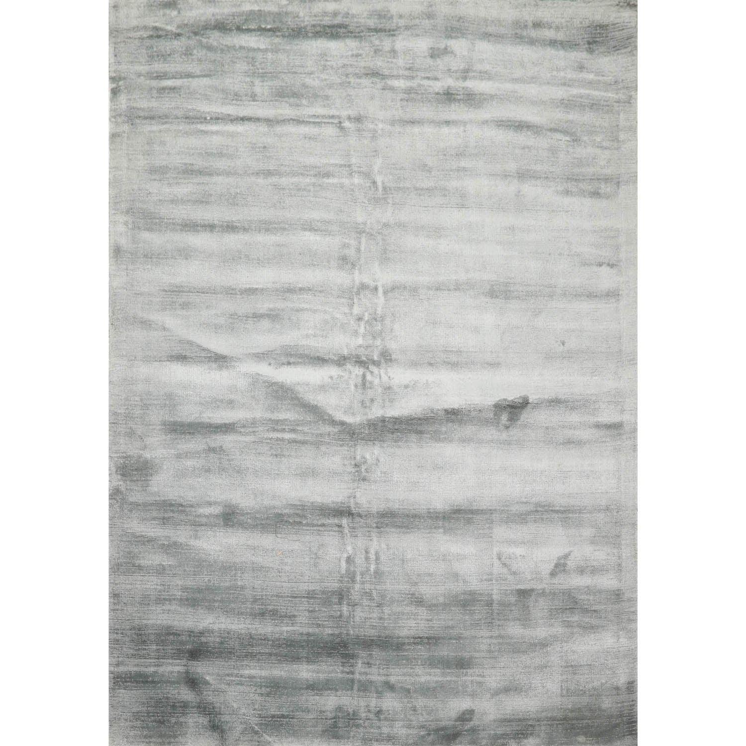 4'8" x 6'7" Handmade 100% Viscose Modern Oriental Area Rug Light Blue-0