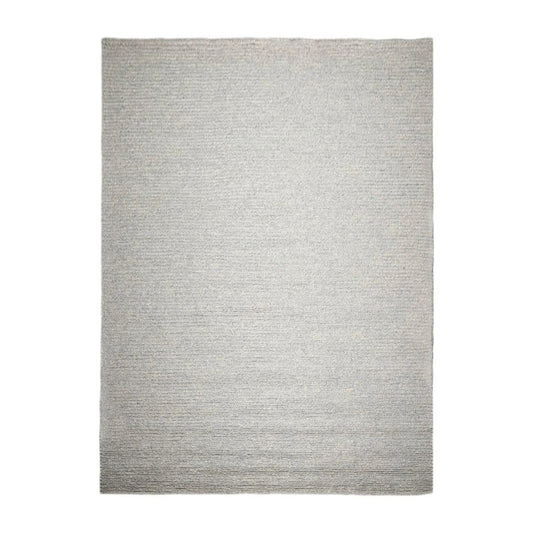 10’ x 14’ Modern Berber Textured Thick Pile Area Rug Ash Gray Hand Woven Wool-0