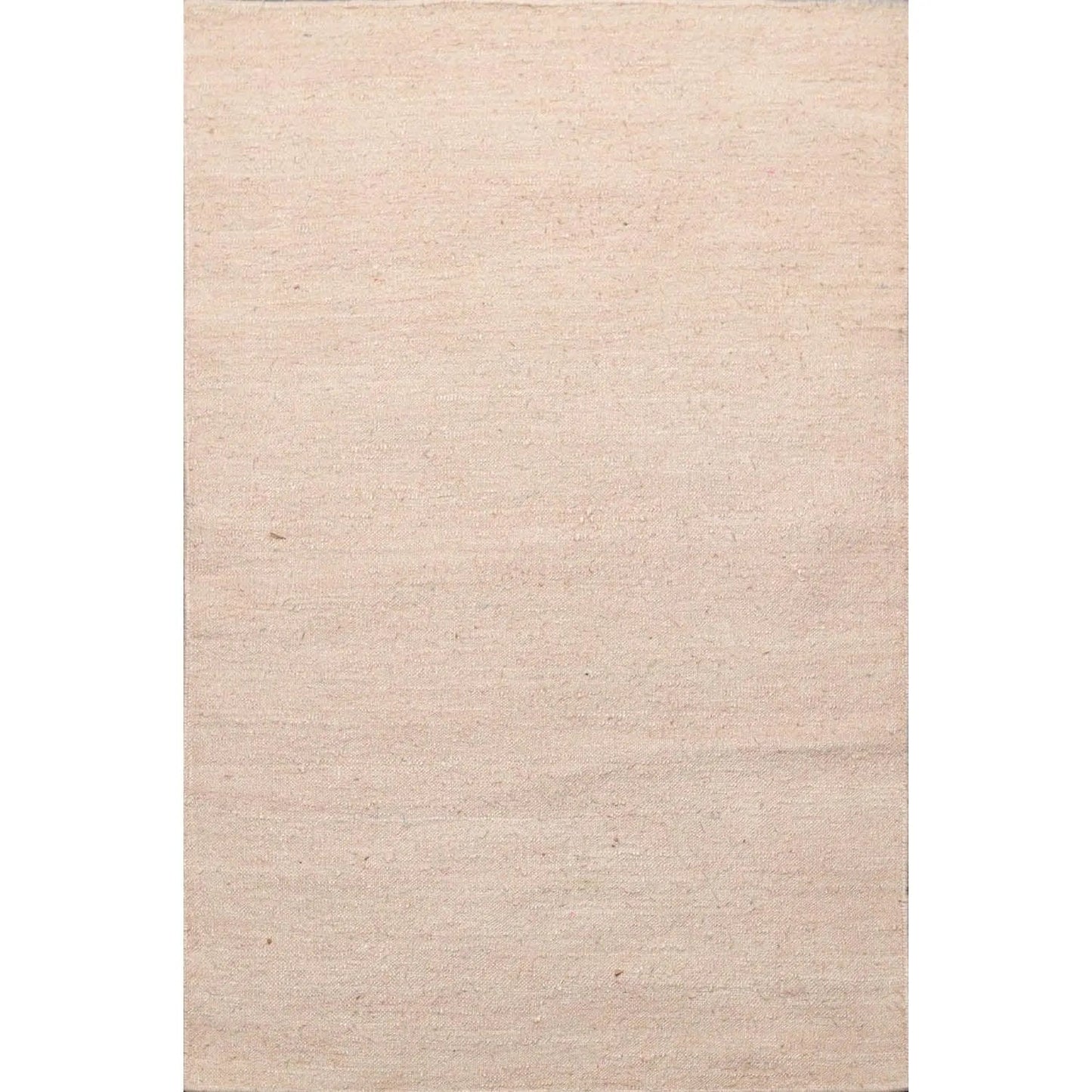 2' x 3' Hand Woven 100% Silk Modern Flatweave Kilim Oriental Area Rug Beige-0