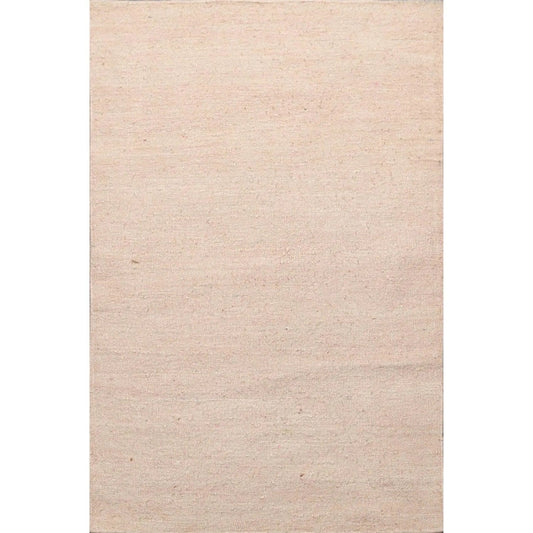 2' x 3' Hand Woven 100% Silk Modern Flatweave Kilim Oriental Area Rug Beige-0