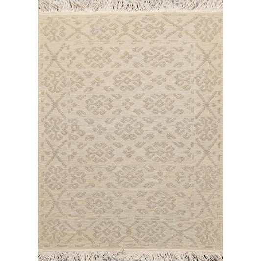 1'10''x2'7'' Hand Knotted 100% Wool Reversible Oriental Area Rug Beige-0