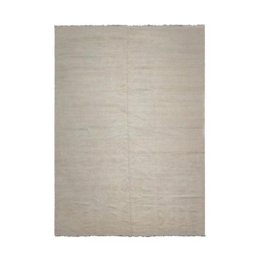 10'2''x14'04" Hand Knotted Wool & Bamboo Silk Tibetan Oriental Area Rug Beige-0