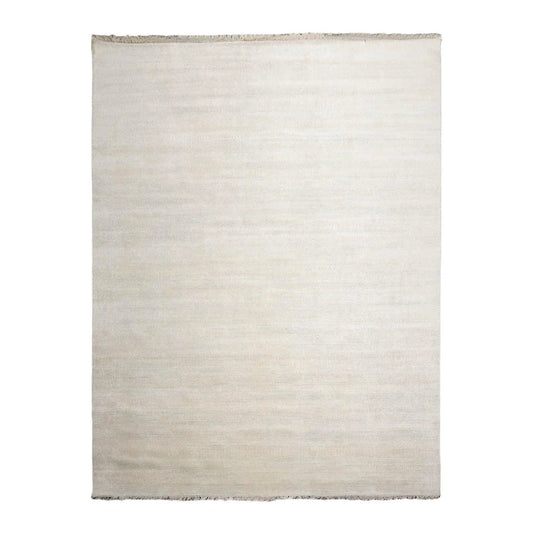 Multi Sizes Beige Hand Knotted Wool and Silk Modern Oriental Area Rug-0