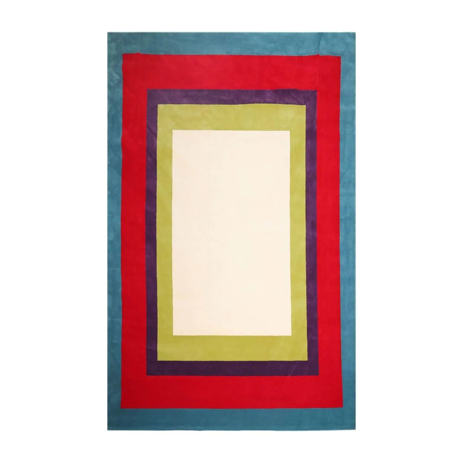 9x12 Ivory 100% New Zealand Wool Machine Made Modern Oriental Area Rug-1