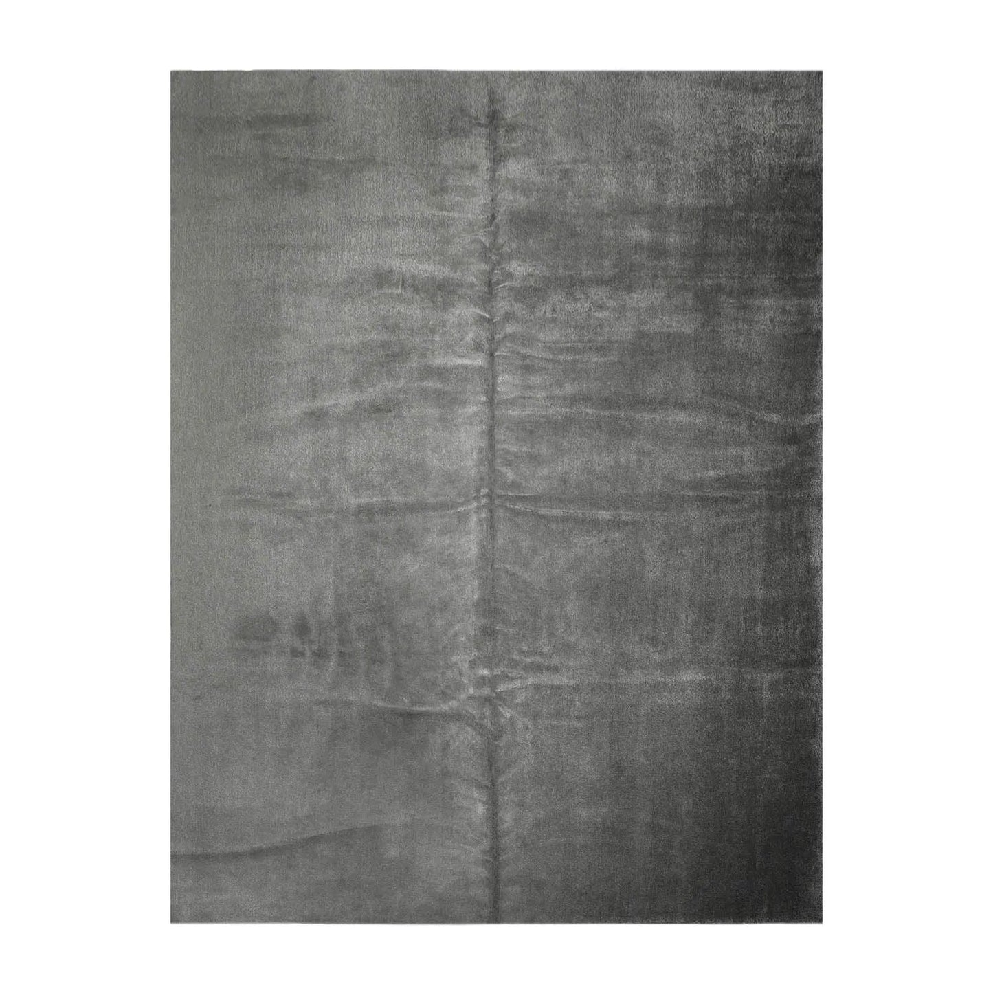 12'2''x16'2'' Gray Hand Knotted Tibetan Wool and Silk Modern & Contemporary Oriental Area Rug-0
