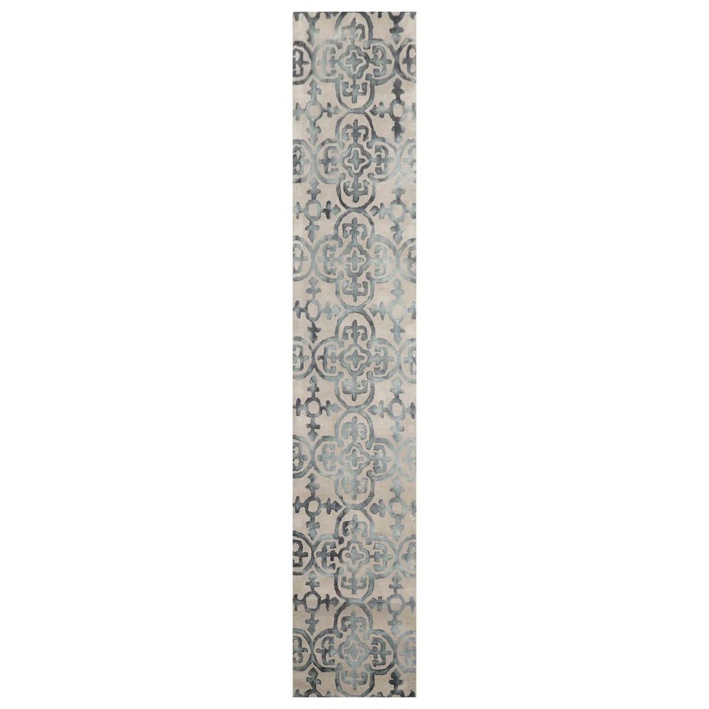 LoomBloom Multi Sizes Gray Transitional Boho Hand Tufted  Wool Oriental Area Rug-2