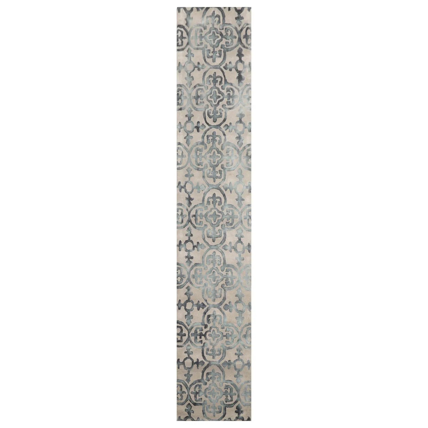 LoomBloom Multi Sizes Gray Transitional Boho Hand Tufted  Wool Oriental Area Rug-2