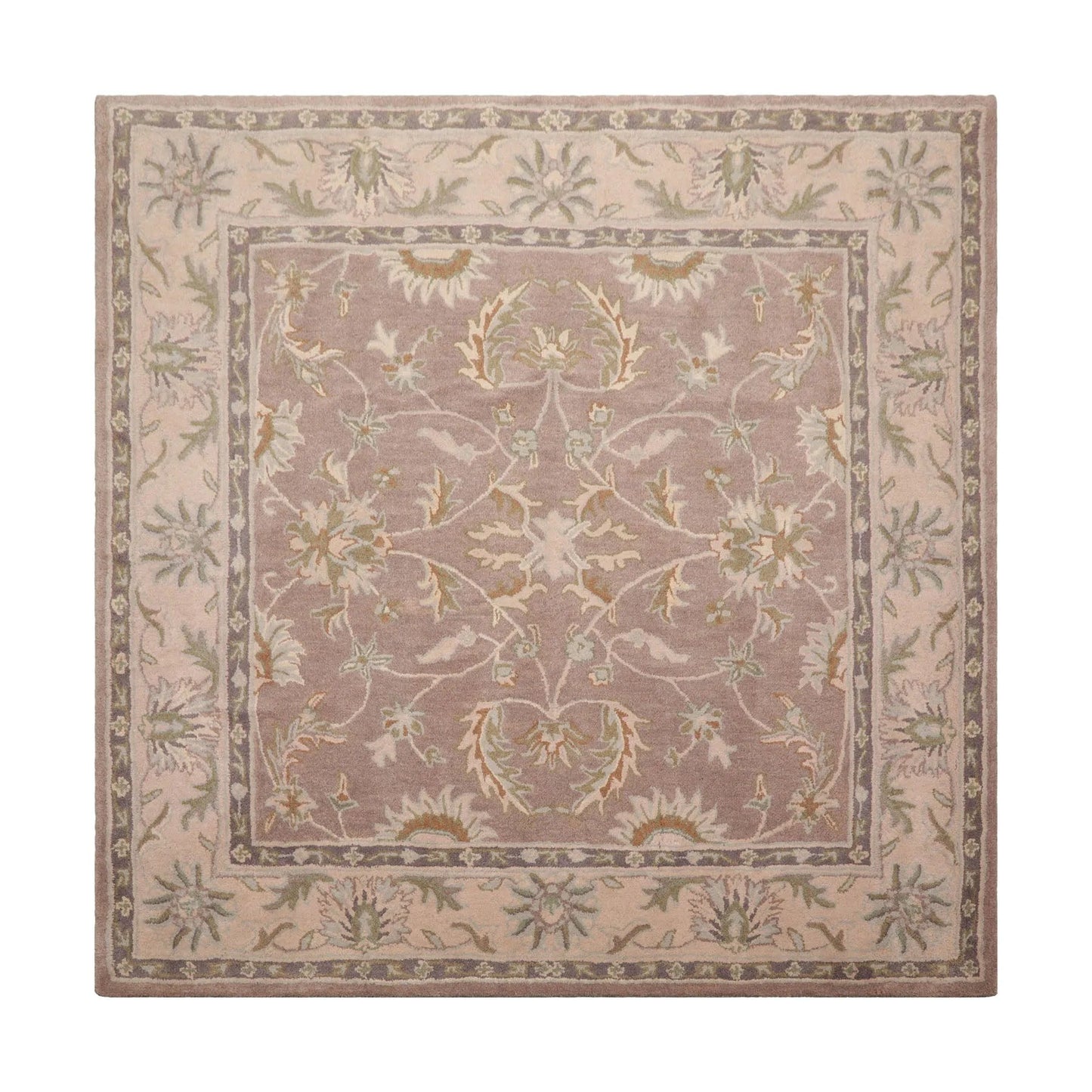 LoomBloom Multi Size Aubergine Hand Tufted Traditional Abstract Wool Oriental Area Rug-7