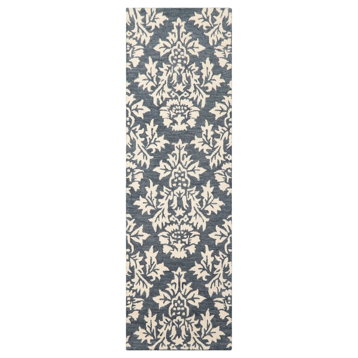 LoomBloom Multi Size Slate Gray Hand Tufted Transitional  Wool Oriental Area Rug-3