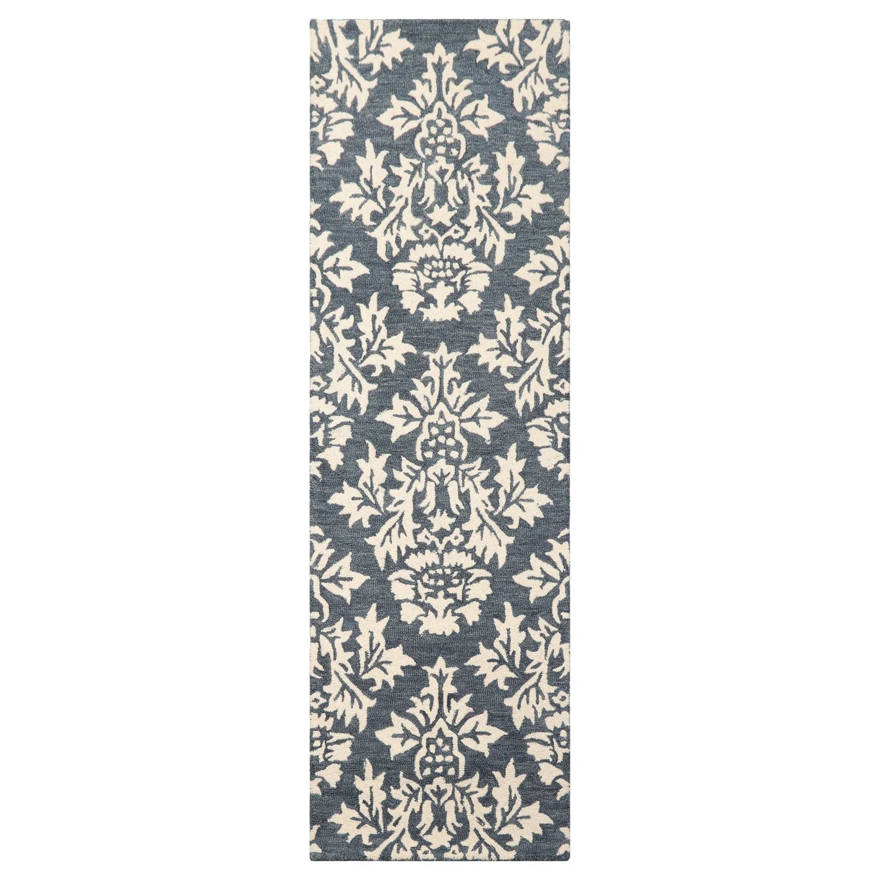 LoomBloom Multi Size Slate Gray Hand Tufted Transitional  Wool Oriental Area Rug-3