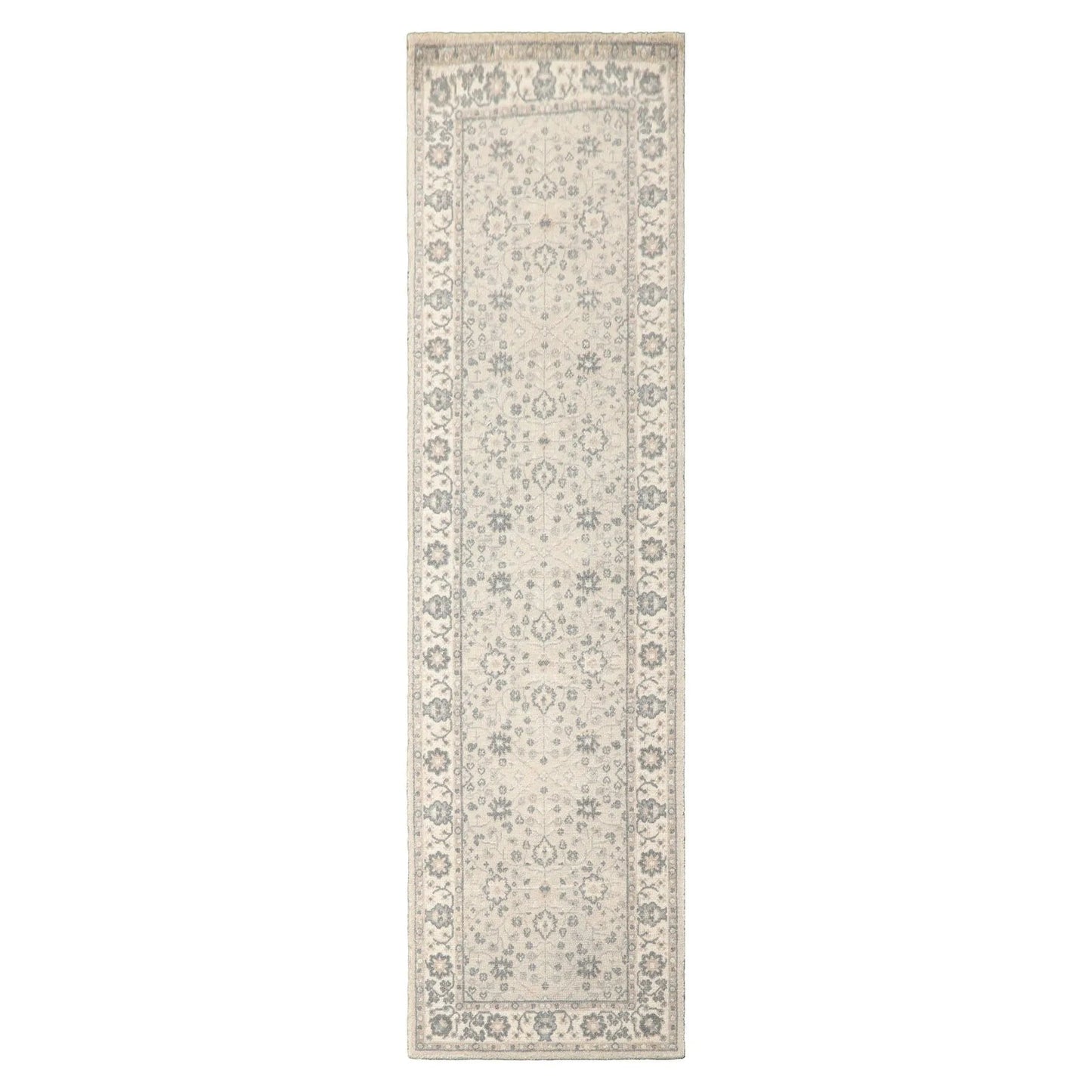 LoomBloom Multi Size Taupe Hand Tufted Traditional Agra Wool Oriental Area Rug-2