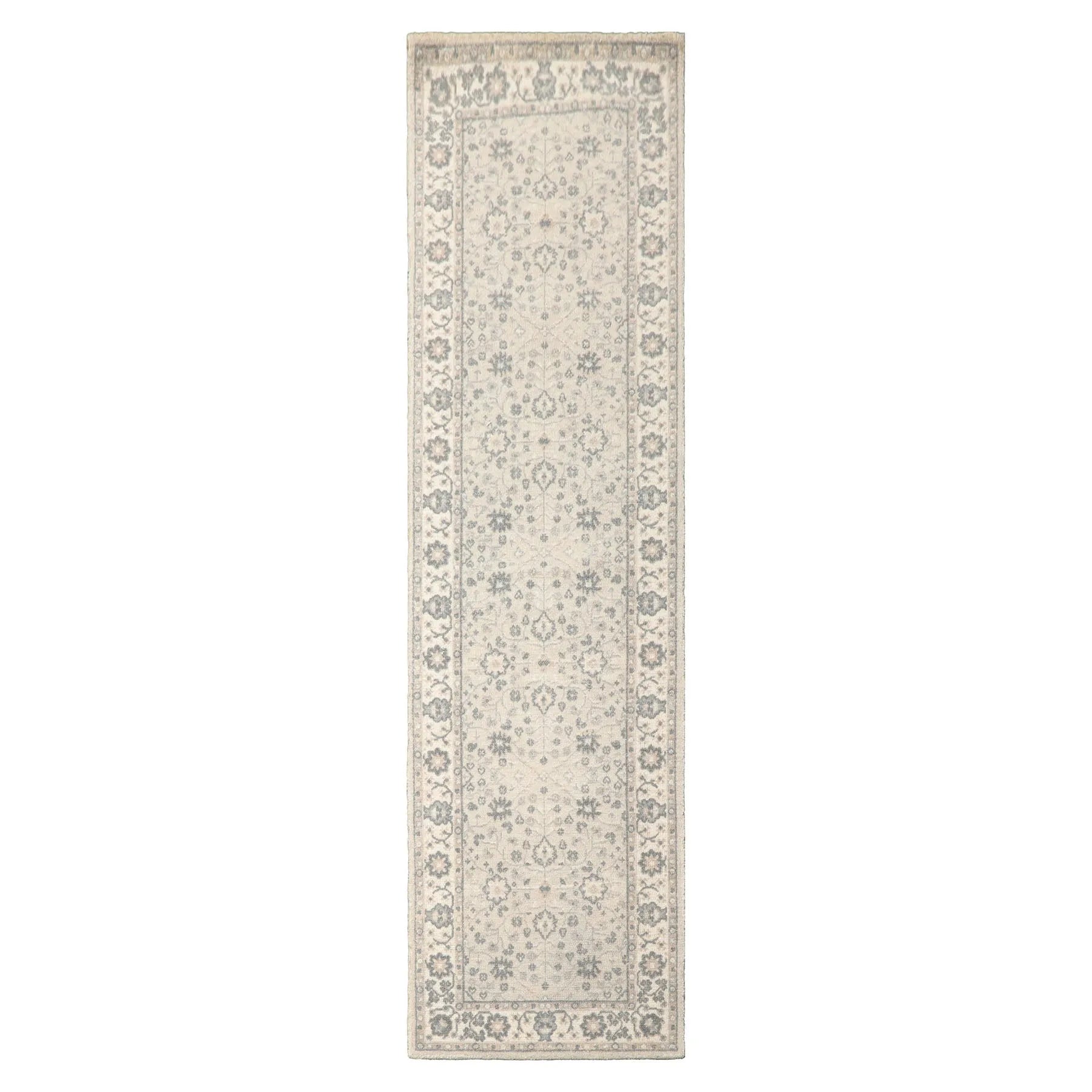 LoomBloom Multi Size Taupe Hand Tufted Traditional Agra Wool Oriental Area Rug-2