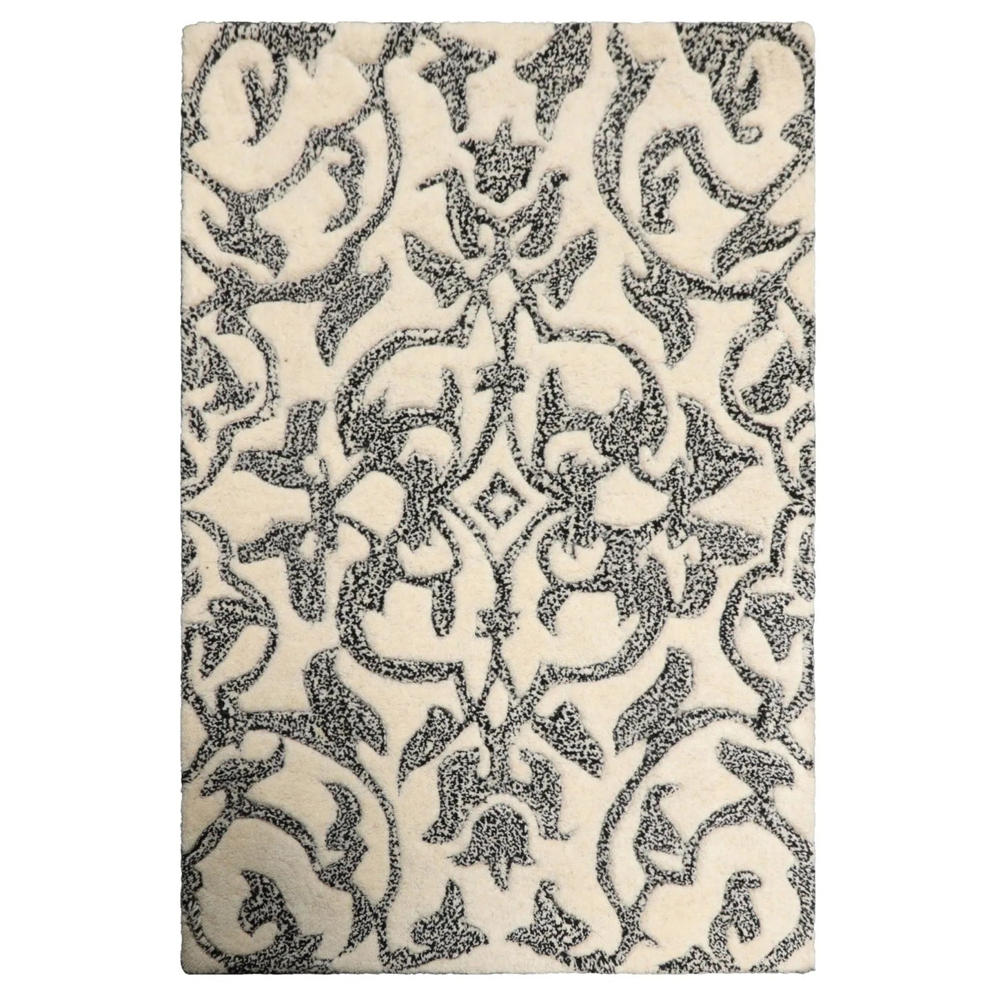 LoomBloom Multi Size  Ivory Hand Tufted Transitional Wool Oriental Area Rug-1