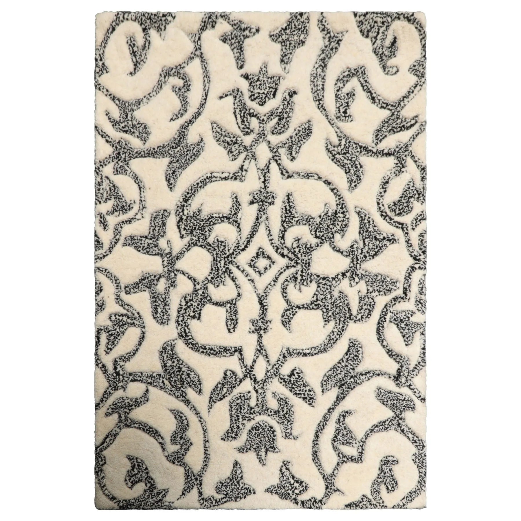 LoomBloom Multi Size  Ivory Hand Tufted Transitional Wool Oriental Area Rug-1