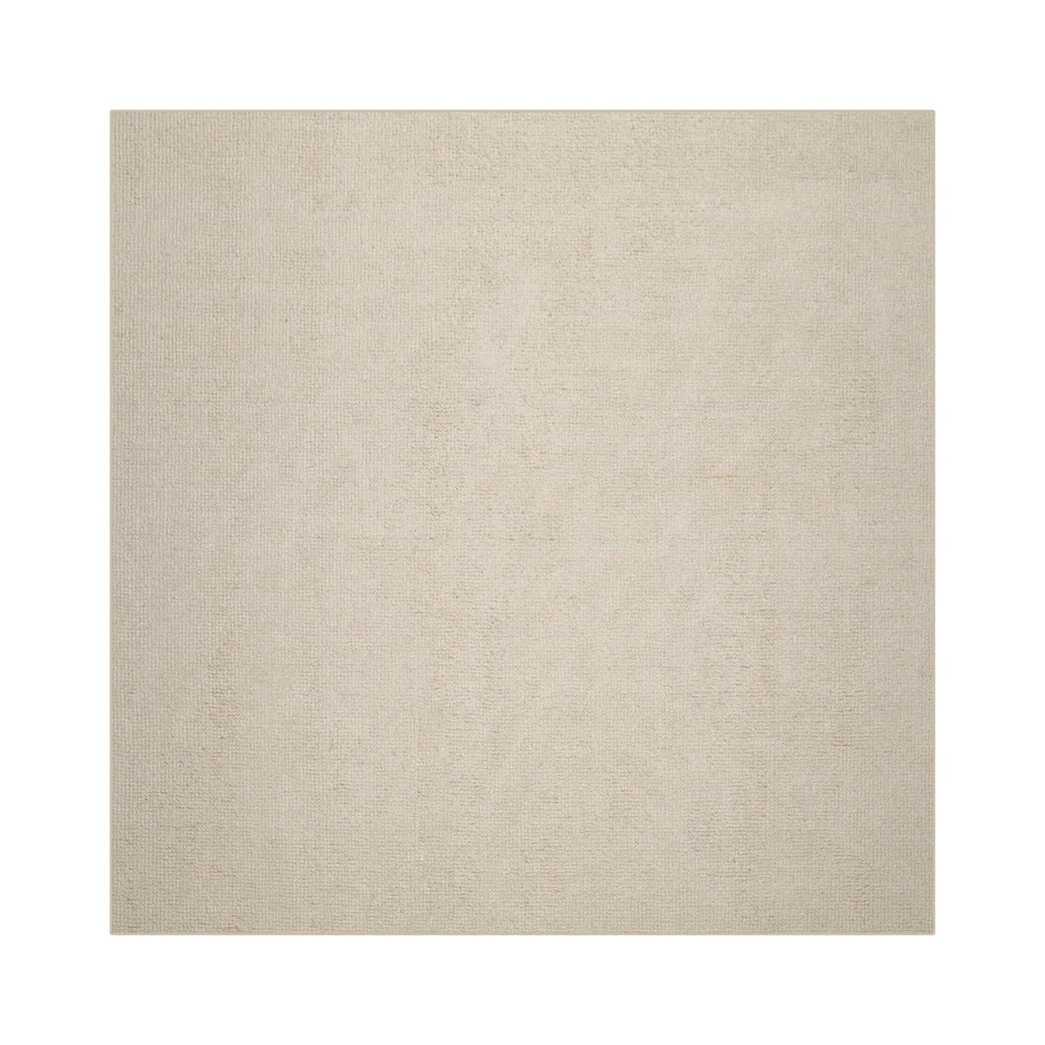 LoomBloom Multi Sizes Ivory Hand Woven Contemporary Textured New Zealand Wool Oriental Area Rug-4