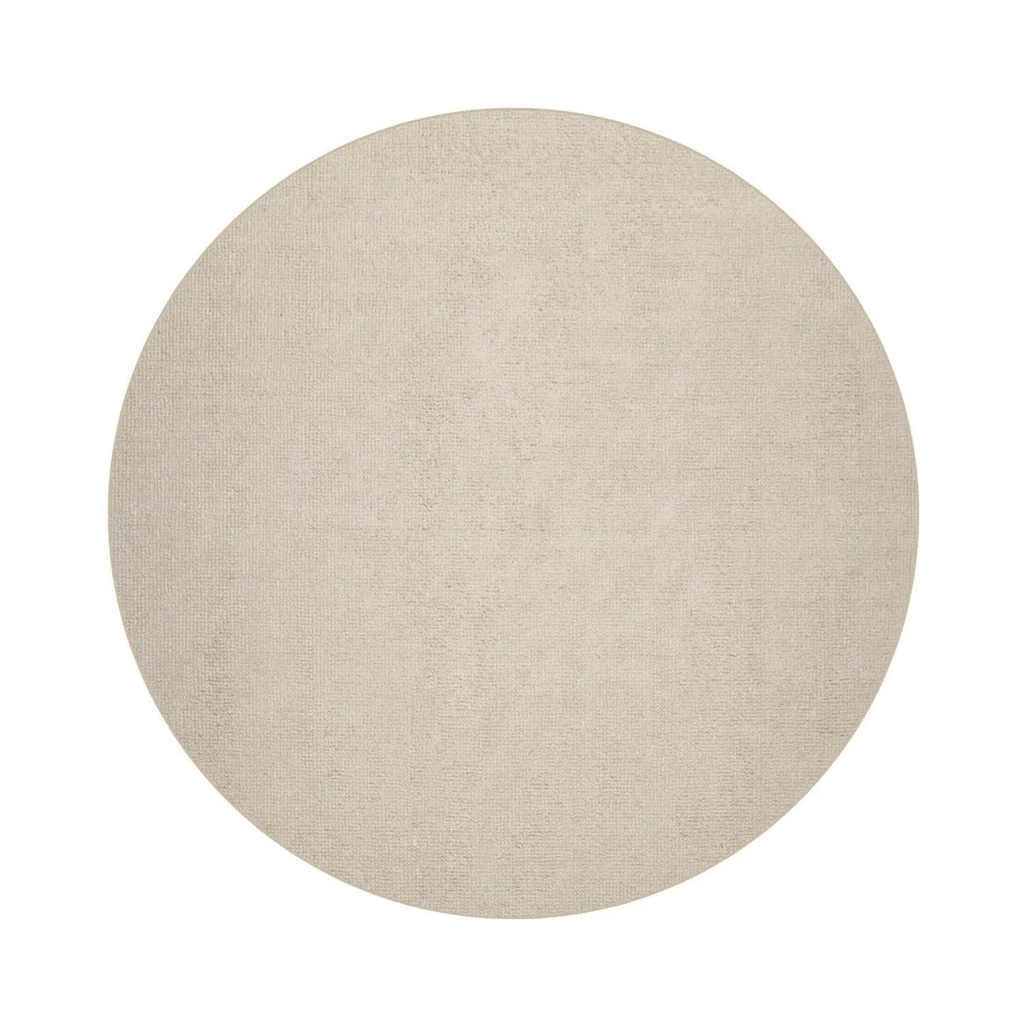LoomBloom Multi Sizes Ivory Hand Woven Contemporary Textured New Zealand Wool Oriental Area Rug-5