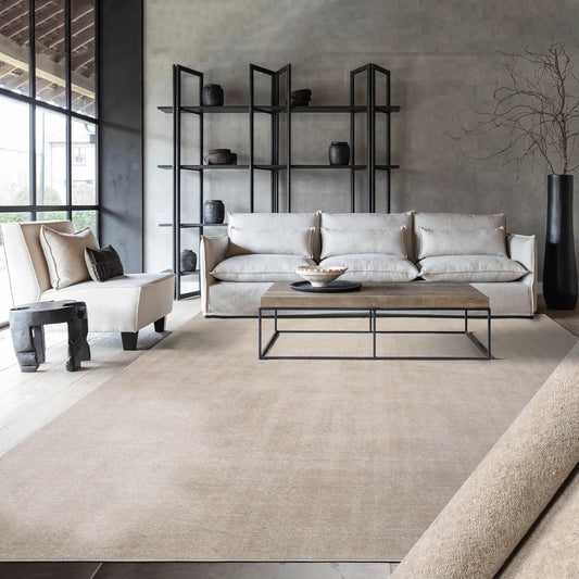 LoomBloom Multi Sizes Taupe Hand Tufted Contemporary  Textured New Zealand Wool Oriental Area Rug-0