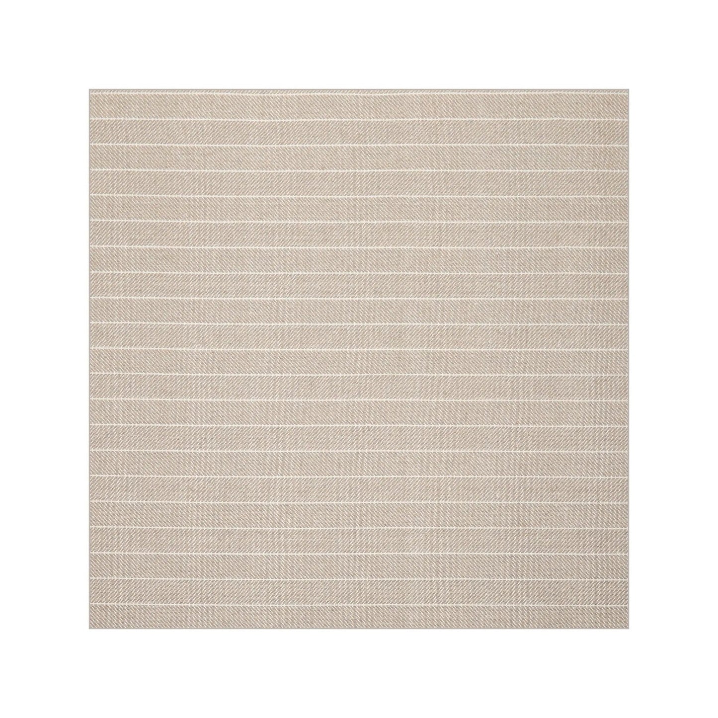 LoomBloom Multi Sizes Tan Hand Woven Contemporary Flatweave Herringbone New Zealand Wool Oriental Area Rug-3