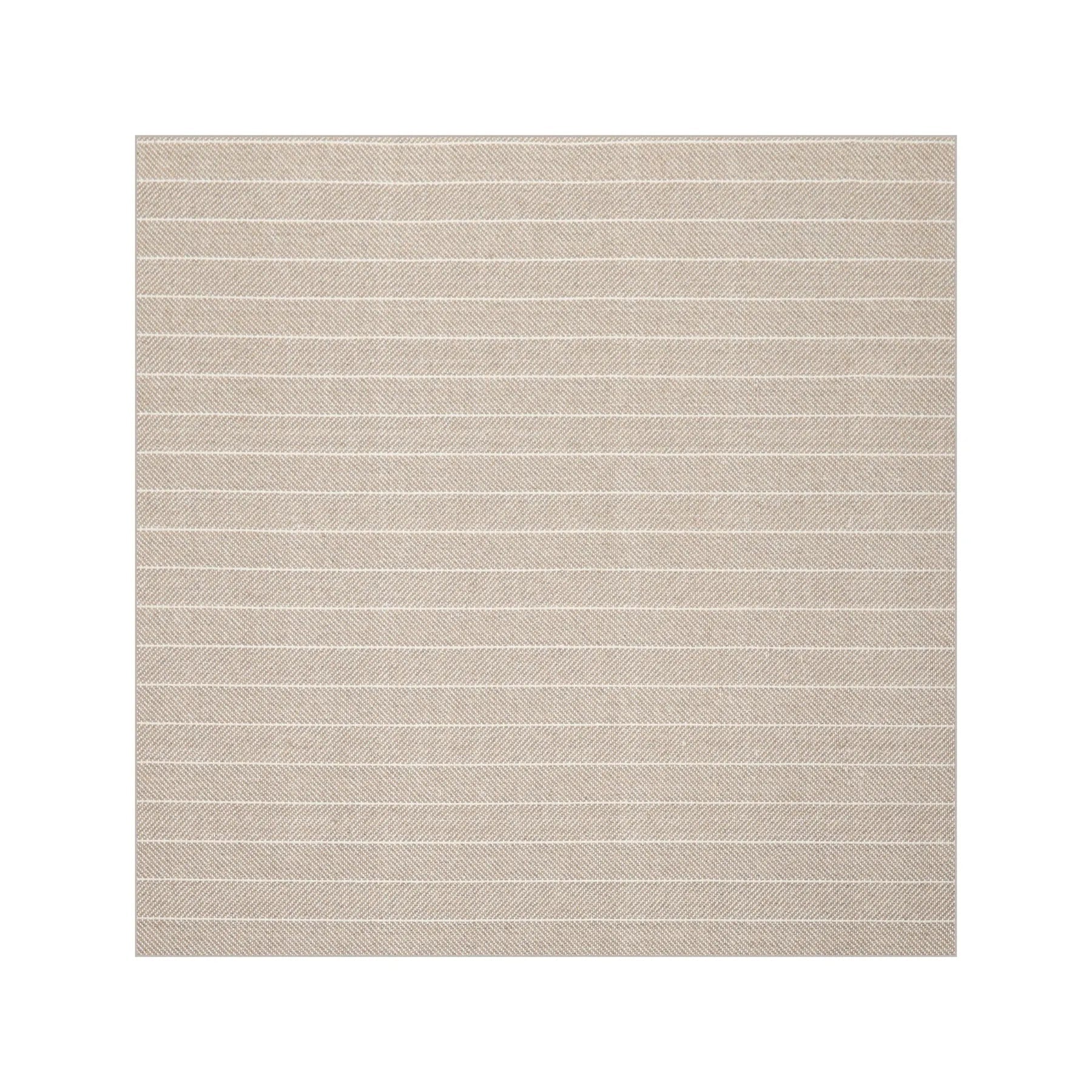 LoomBloom Multi Sizes Tan Hand Woven Contemporary Flatweave Herringbone New Zealand Wool Oriental Area Rug-3