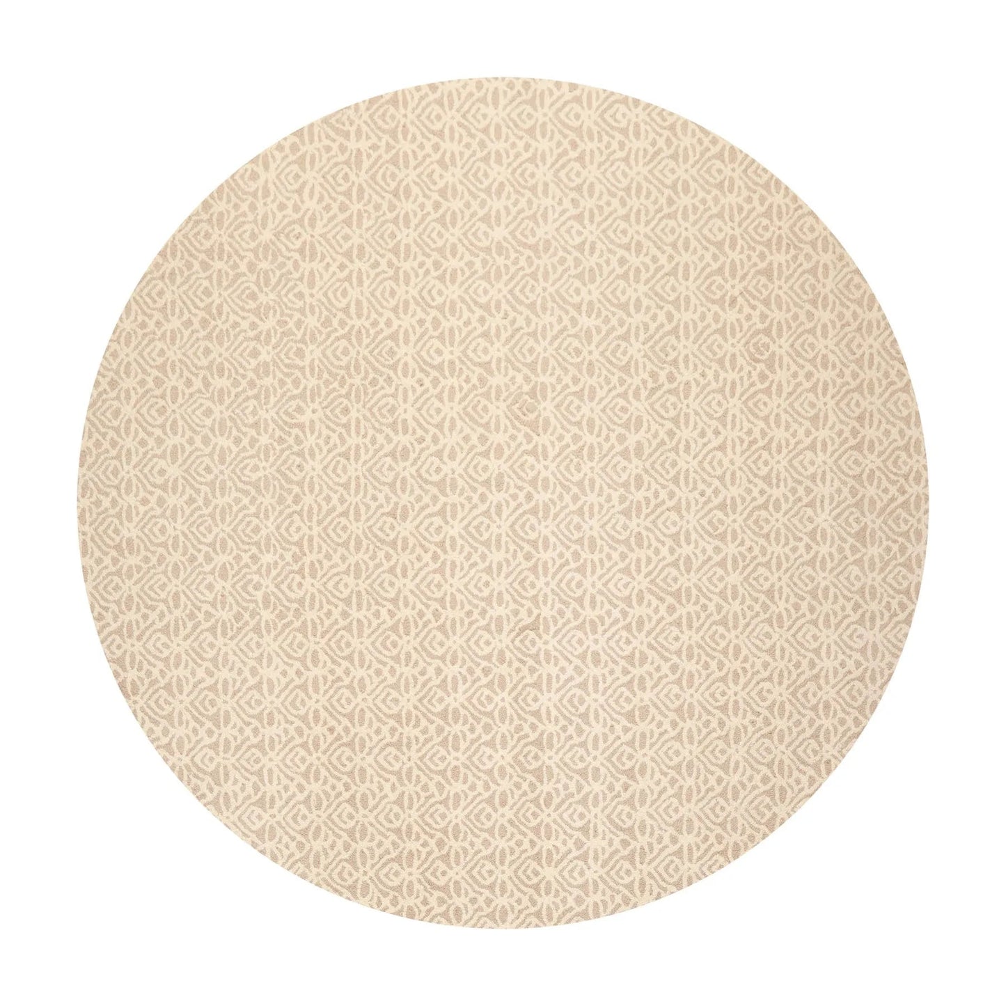 LoomBloom Multi Size Ivory Hand Tufted Modern Geometric  New Zealand Wool  Oriental Area Rug-5