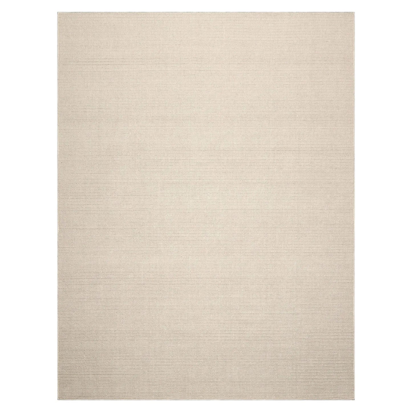 LoomBloom Multi Size Beige Hand Tufted Contemporary Textured Ribbed New Zealand Wool  Oriental Area Rug-3