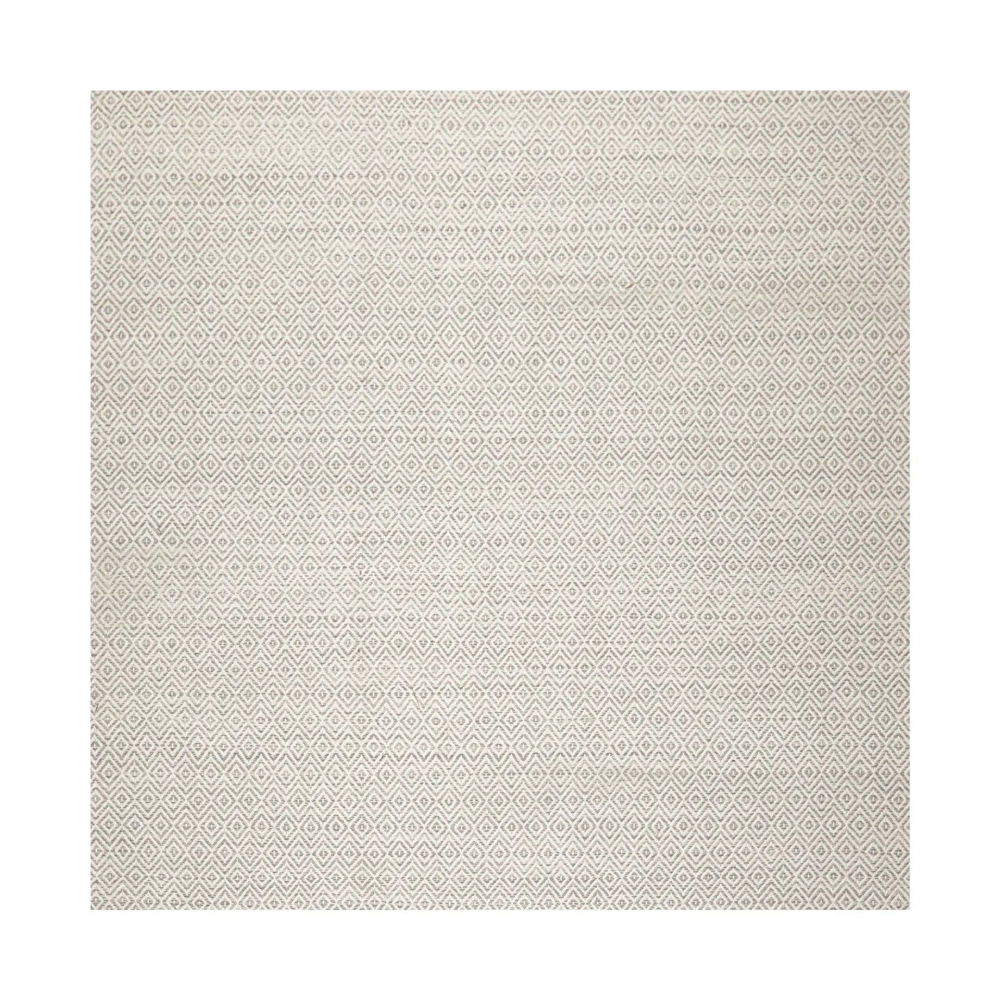 LoomBloom Multi Size Ivory Hand Woven Contemporary Geometric Flatweave New Zealand Wool  Oriental Area Rug-3