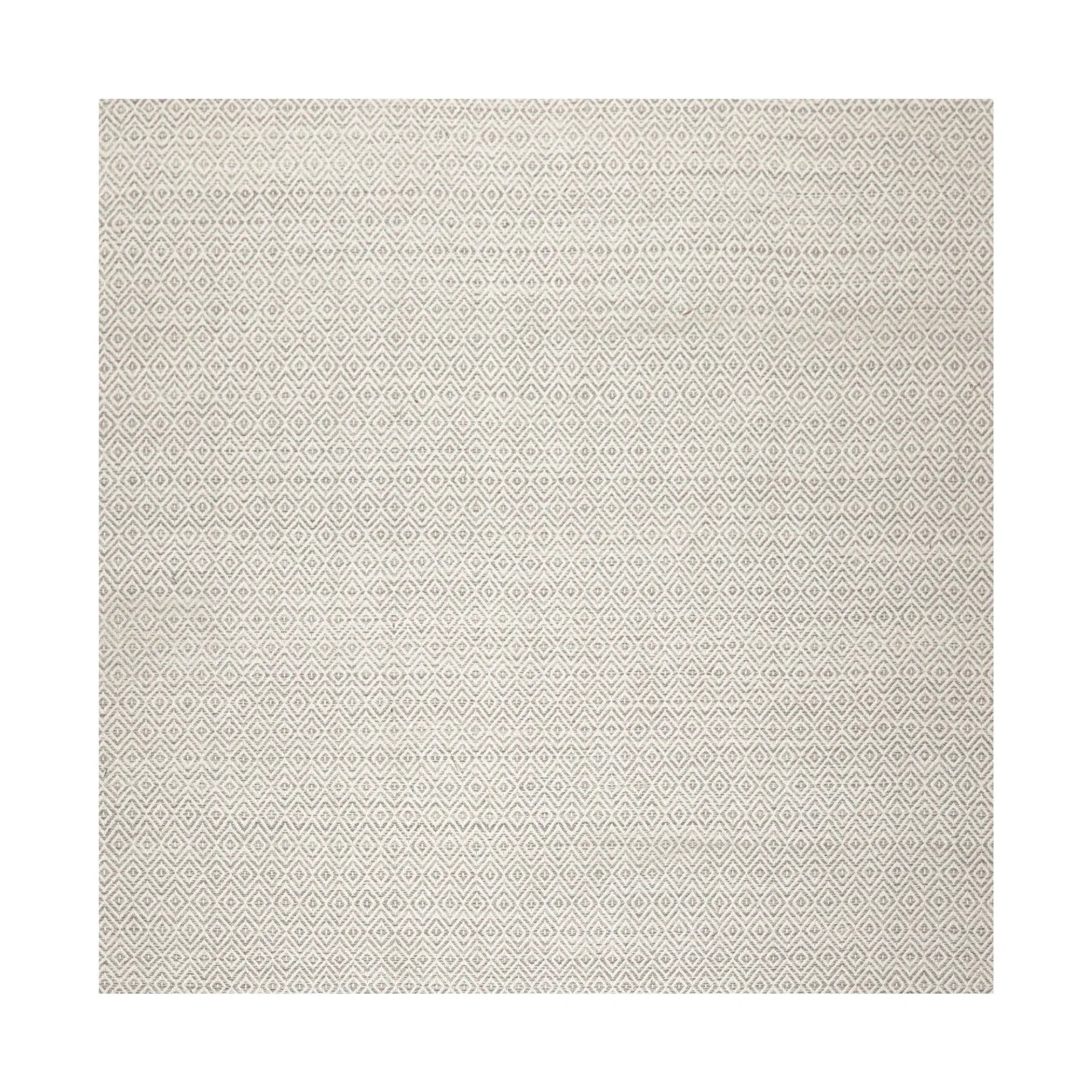 LoomBloom Multi Size Ivory Hand Woven Contemporary Geometric Flatweave New Zealand Wool  Oriental Area Rug-3