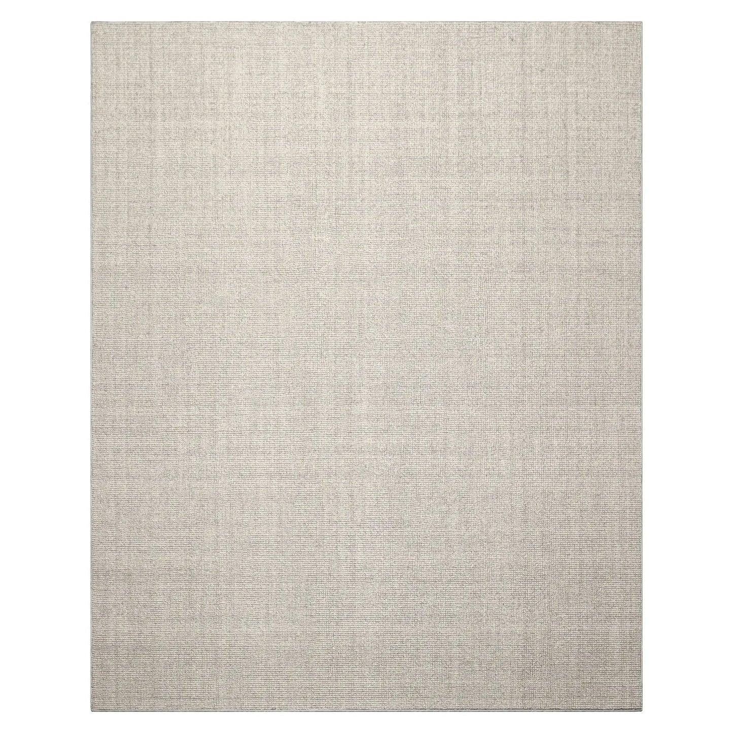 LoomBloom Multi Size Ivory Hand Tufted Textured Modern  Berber New Zealand Wool Oriental Area Rug-3