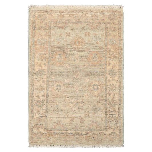 2'x3' Mint Hand Knotted Oushak Afghan Oushak Wool Oriental Area Rug-0