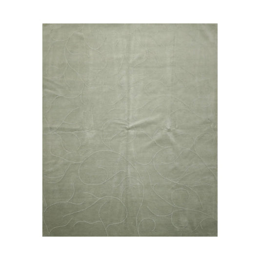 8' x 9'10'' Hand Knotted Tibetan 100% Wool Modern Oriental Area Rug Tone on Tone Mint-0