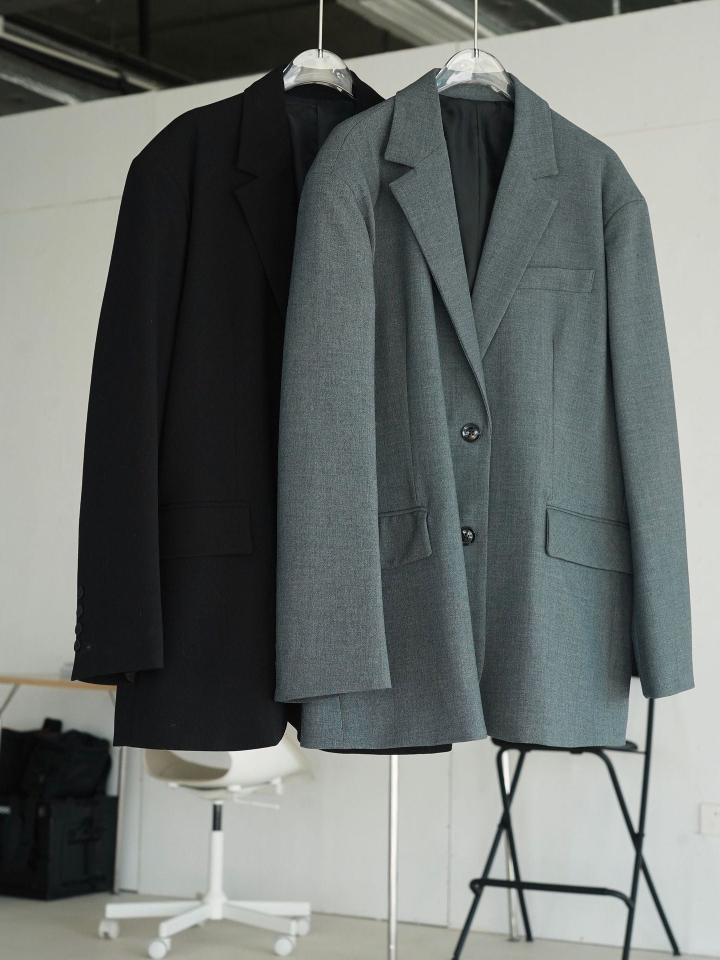 Loose fitting suit slim and wide casual jacket for women