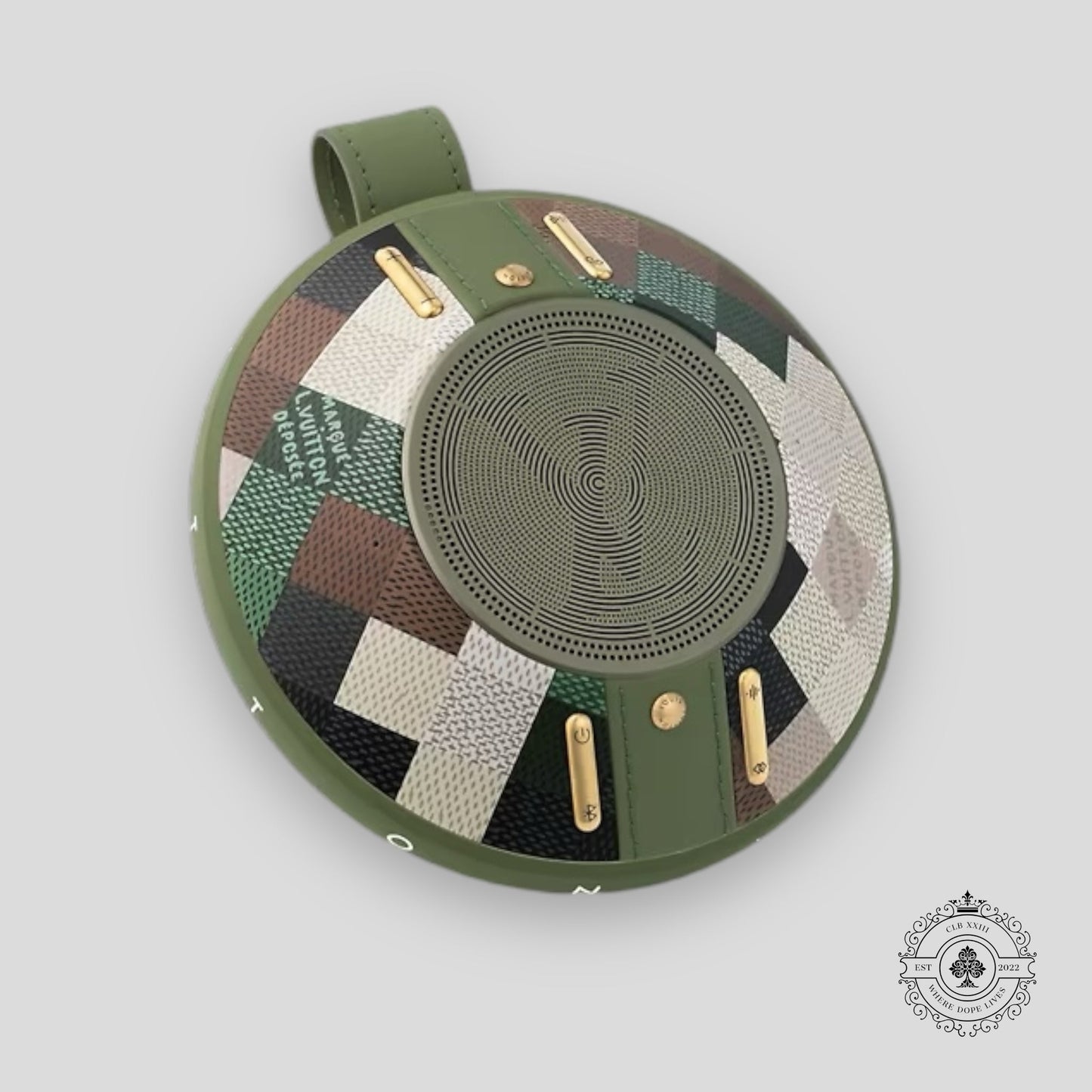 Louis Vuitton Nanogram Speaker in Damoflage