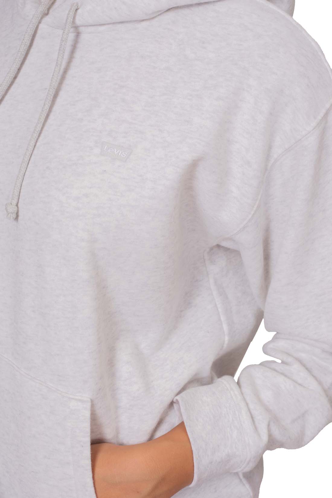 LEVI'S - Women's winter hoodie with tonal logo  - Size L-8